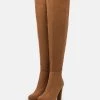 Outlet ⌛ Anna Field Over-the-knee Boots - Cognac 🌟 -My Luxe Wardrobe Sales Store 3286029f3838401e8067343a659122f3