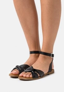 Cheap 🌟 Anna Field LEATHER - Sandals - Black 🌟