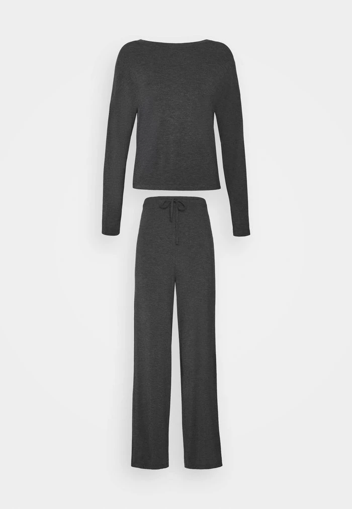 Budget ⭐ Anna Field JERSEY WIDE LEG PJ SET - Pyjama Set - Dark Grey ❤️ 5 Budget ⭐ Anna Field JERSEY WIDE LEG PJ SET - Pyjama Set - Dark Grey ❤️ - Image 5