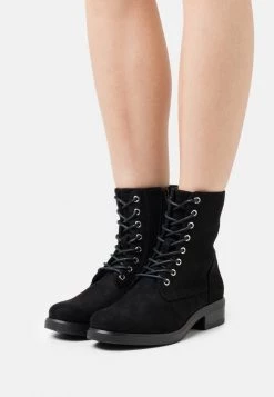 Discount 🛒 Anna Field Lace-up Ankle Boots - Black ✨