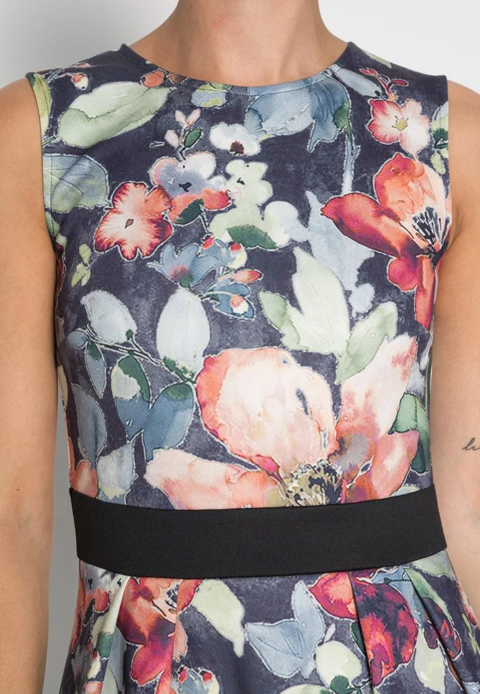 Best Sale 👍 Anna Field Day Dress - Dark Blue/multi-coloured 😀 5 Best Sale 👍 Anna Field Day Dress - Dark Blue/multi-coloured 😀 - Image 5