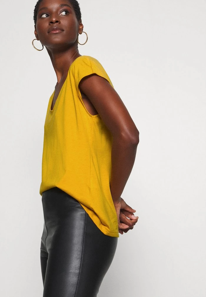 Best deal ๐ Anna Field Basic T-shirt - Golden Yellow โญ 4 Best deal ๐ Anna Field Basic T-shirt - Golden Yellow โญ - Image 4