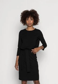 Hot Sale ✨ Anna Field QUARTER SLEEVES LOOSE FITTED SKIRT DRESS 🎉 - Jersey DRESS - Black 🌟