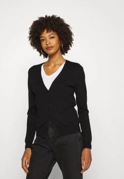 Brand new 🔔 Anna Field BASIC V-NECK CARDIGAN - Cardigan - Black 🧨