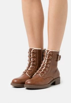 Budget 🎉 Anna Field Lace-up Ankle Boots - Cognac 🔥