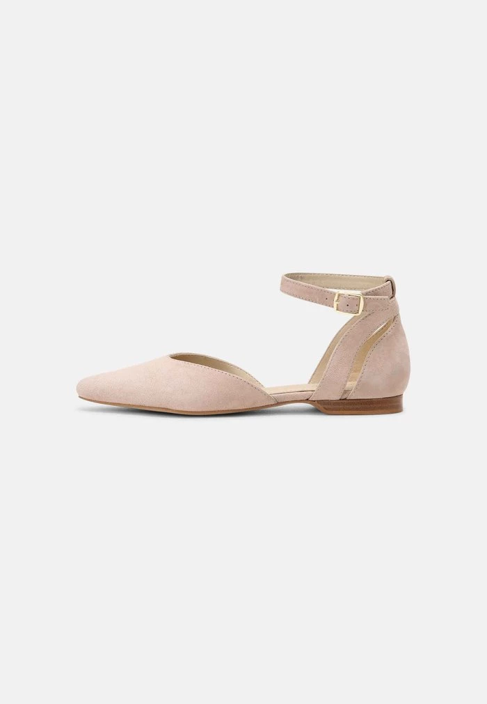Promo ✨ Anna Field LEATHER - Ankle Strap Ballet Pumps - Beige 🤩 2 Promo ✨ Anna Field LEATHER - Ankle Strap Ballet Pumps - Beige 🤩 - Image 2