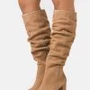 Flash Sale 😍 Anna Field LEATHER - High Heeled Boots - Beige 🥰