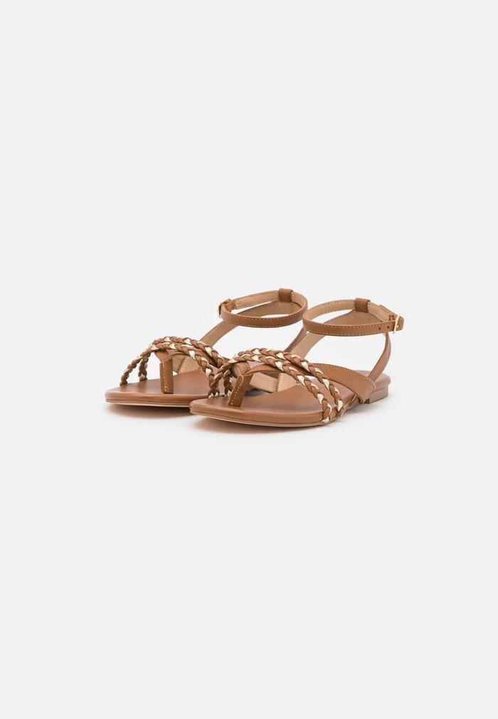 New ❤️ Anna Field LEATHER - T-bar Sandals - Cognac ❤️ 3 New ❤️ Anna Field LEATHER - T-bar Sandals - Cognac ❤️ - Image 3