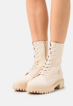 Coupon ⭐ Anna Field Platform Ankle Boots - Beige ✨