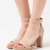 Hot Sale ✔️ Anna Field LEATHER - High Heeled Sandals - Beige 🎁