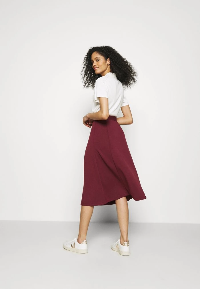 Promo ✔️ Anna Field A-line Skirt - Bordeaux 😍 3 Promo ✔️ Anna Field A-line Skirt - Bordeaux 😍 - Image 3