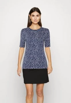 Flash Sale 😀 Anna Field Print T-shirt - Dark Blue 🧨