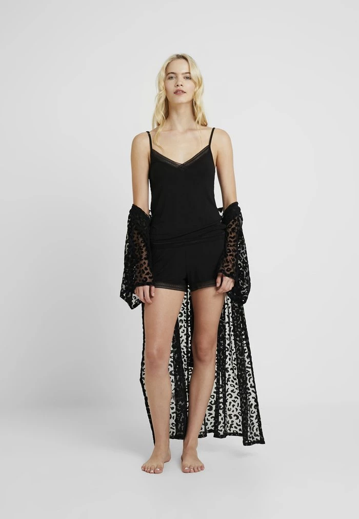 Best deal π₯ Anna Field CLAIRE FAGOTTING SHORT SET - Pyjama Set - Black β 2 Best deal π₯ Anna Field CLAIRE FAGOTTING SHORT SET - Pyjama Set - Black β - Image 2