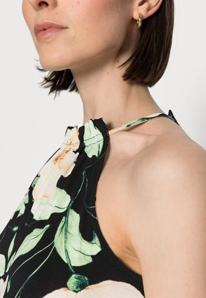 Hot Sale π― Anna Field Jersey Dress - Black/white/green 𧨠5 Hot Sale π― Anna Field Jersey Dress - Black/white/green 𧨠- Image 5