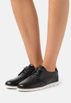 New ✔️ Anna Field LEATHER - Casual Lace-ups - Black ✔️