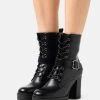 Buy 🛒 Anna Field High Heeled Ankle Boots - Black 🔥