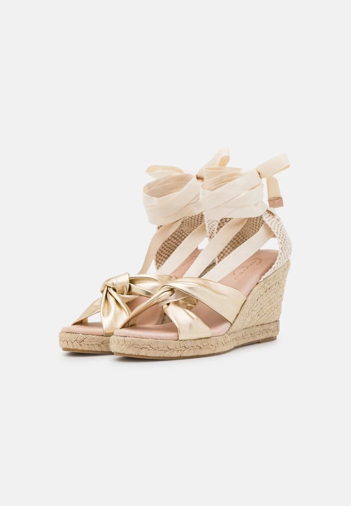 Buy β€οΈ Anna Field LEATHER - Wedge Sandals - Gold π₯° 4 Buy β€οΈ Anna Field LEATHER - Wedge Sandals - Gold π₯° - Image 4