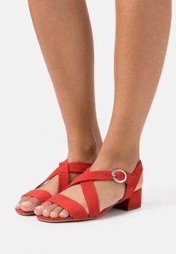 Cheap 👏 Anna Field LEATHER - Sandals - Red ❤️