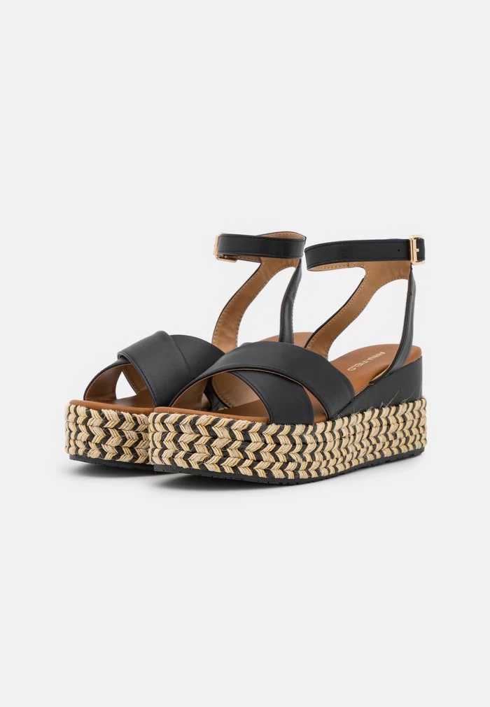 Outlet ✔️ Anna Field Platform Sandals - Black ✨ 3 Outlet ✔️ Anna Field Platform Sandals - Black ✨ - Image 3