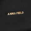 Promo 🛒 Anna Field LEATHER - Tote Bag - Black 🔔 -My Luxe Wardrobe Sales Store 46bd468089ea4adeadb2819b7f624978