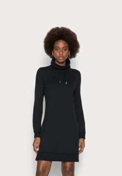 Buy ⭐ Anna Field Casual Wide Roll Neck Winter Sweat Mini Dress - Day Dress - Black 🧨