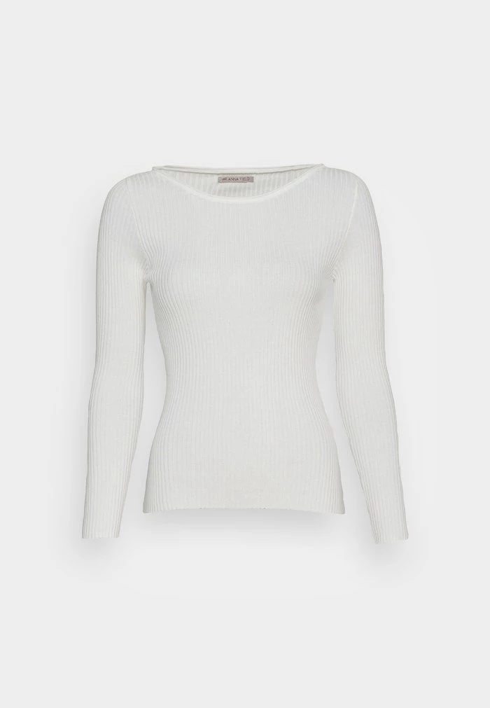 Discount ⌛ Anna Field BOATNECK JUMPER - Jumper - White ⭐ 4 Discount ⌛ Anna Field BOATNECK JUMPER - Jumper - White ⭐ - Image 4