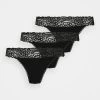 Top 10 👏 Anna Field 3PP MARGARET COTTON & LACE THONG - Thong - Black 🧨 -My Luxe Wardrobe Sales Store 4897e76adea44abf9e99888d6c2e8974
