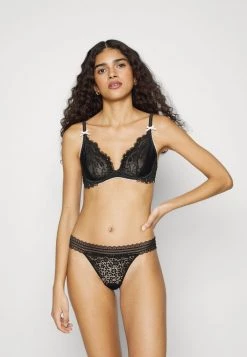 Best deal 🔔 Anna Field 5PP LACE THONG - Thong - Black 💯