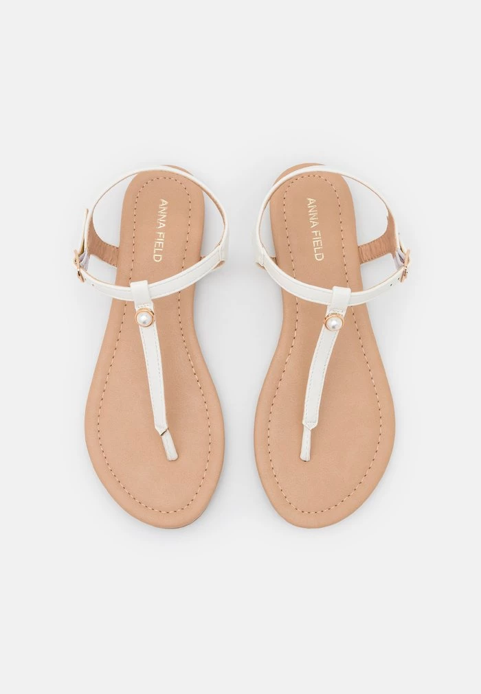 Promo 🥰 Anna Field T-bar Sandals - White ✔️ 6 Promo 🥰 Anna Field T-bar Sandals - White ✔️ - Image 6