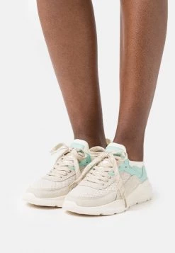 Discount ✔️ Anna Field LEATHER - Trainers - Grey/mint ✔️