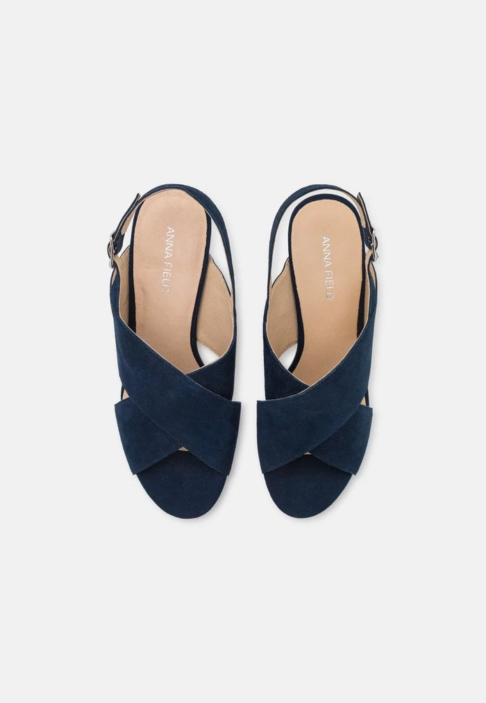 Deals ✔️ Anna Field LEATHER - High Heeled Sandals - Dark Blue ✔️ 6 Deals ✔️ Anna Field LEATHER - High Heeled Sandals - Dark Blue ✔️ - Image 6