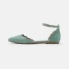 New 👍 Anna Field Ankle Strap Ballet Pumps - Mint 🎉 -My Luxe Wardrobe Sales Store 4c5cefb576a645408e71c6871da3e395