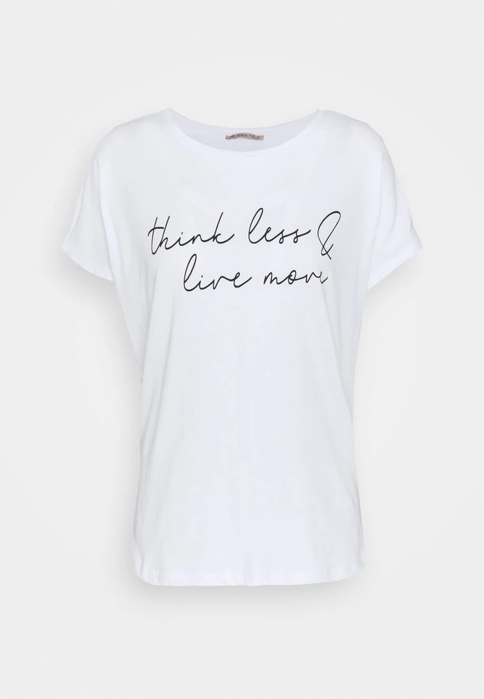 Discount π Anna Field Print T-shirt - Off White π 1 Discount π Anna Field Print T-shirt - Off White π