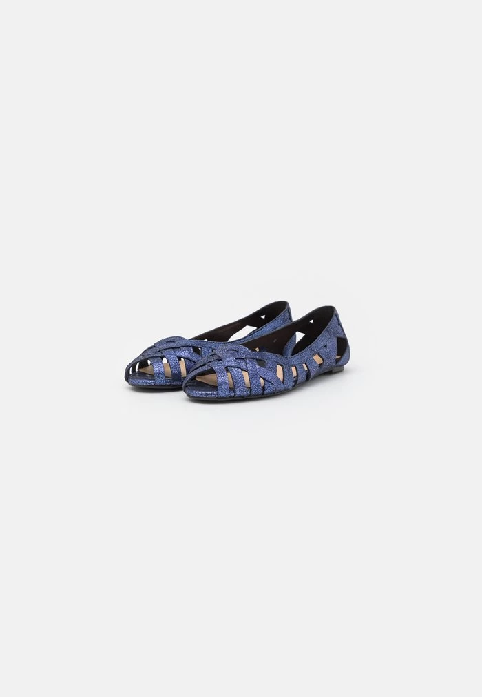 Wholesale 🥰 Anna Field Peeptoe Ballet Pumps - Dark Blue ❤️ 3 Wholesale 🥰 Anna Field Peeptoe Ballet Pumps - Dark Blue ❤️ - Image 3
