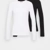 Deals 👏 Anna Field 2 PACK - Long Sleeved Top - White/black ⭐ -My Luxe Wardrobe Sales Store 4dc0a6ffa5a64532a189b3809c10bc4f