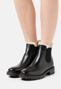 Brand new 🛒 Anna Field WINTER BOOTIES LEATHER - Classic Ankle Boots - Black 🌟
