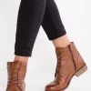 Top 10 ❤️ Anna Field LEATHER BOOTIES - Ankle Boots - Cognac ⭐