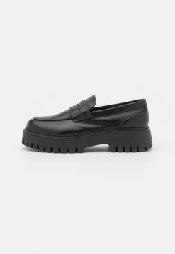 Hot Sale ๐ Anna Field LEATHER - Slip-ons - Black โ๏ธ