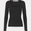 Budget 🎁 Anna Field Long Sleeved Top - Black ⌛