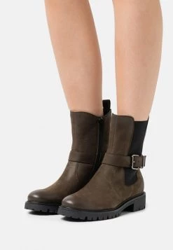 Best Sale β€οΈ Anna Field LEATHER - Classic Ankle Boots - Khaki βοΈ