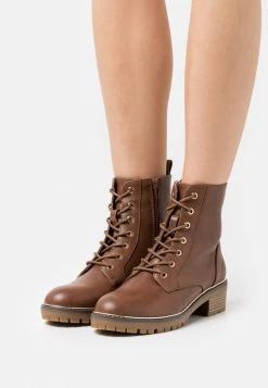 Budget ✨ Anna Field Lace-up Ankle Boots - Cognac 😍