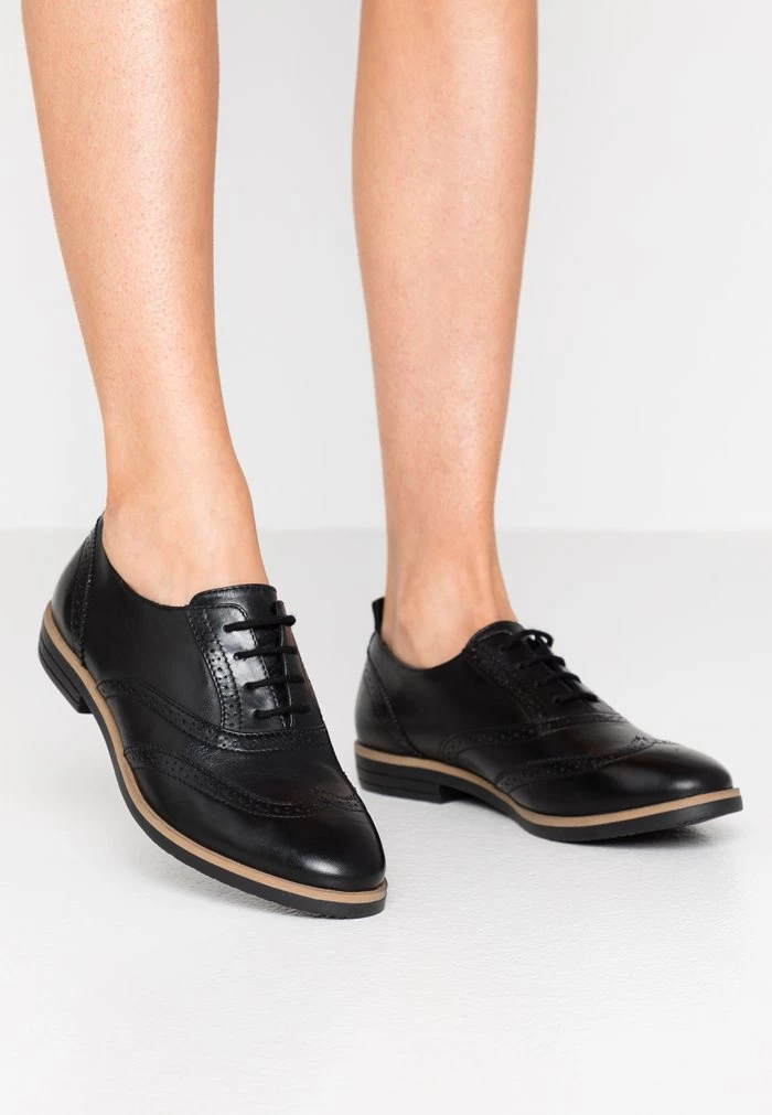 Top 10 β¨ Anna Field LEATHER FLAT π SHOES - Lace-ups - Black β 1 Top 10 β¨ Anna Field LEATHER FLAT π SHOES - Lace-ups - Black β