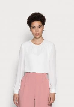 Coupon 🎁 Anna Field CREW NECK BLOUSES WITH PUFFED SLEEVES - Blouse - Off-white ⭐
