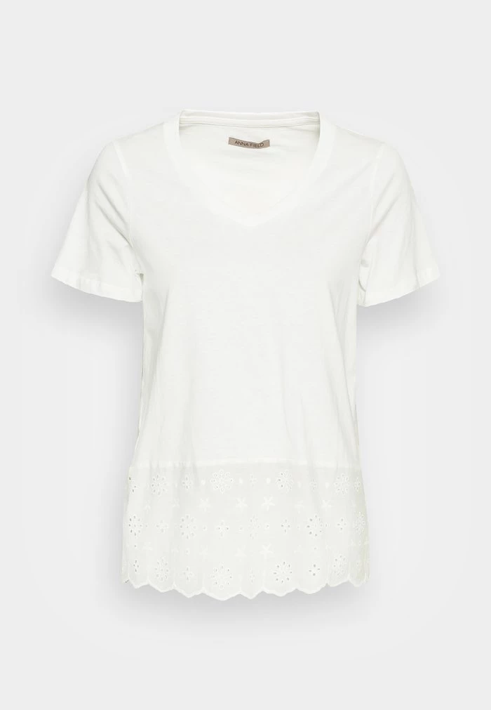 Outlet π Anna Field Basic T-shirt - Off White β¨ 4 Outlet π Anna Field Basic T-shirt - Off White β¨ - Image 4