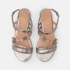 Best reviews of ✨ Anna Field Sandals - Gunmetal 🎁 -My Luxe Wardrobe Sales Store 554862cfe04f464dad0bf5429362e989