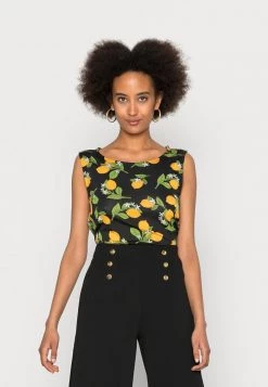 Cheapest ✨ Anna Field Top - Black/yellow 👏
