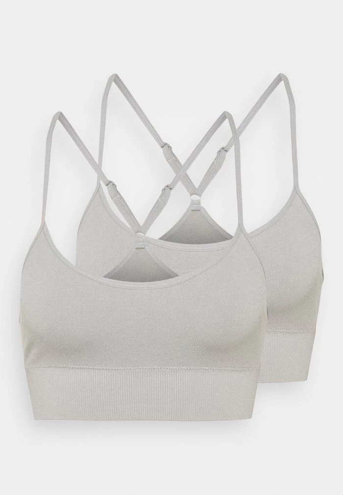 Outlet ✨ Anna Field SEAMLESS CROP 2 PACK - Bustier - Grey ✔️ 5 Outlet ✨ Anna Field SEAMLESS CROP 2 PACK - Bustier - Grey ✔️ - Image 5