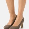 Wholesale 🛒 Anna Field LEATHER COMFORT - High Heels - Taupe 🌟