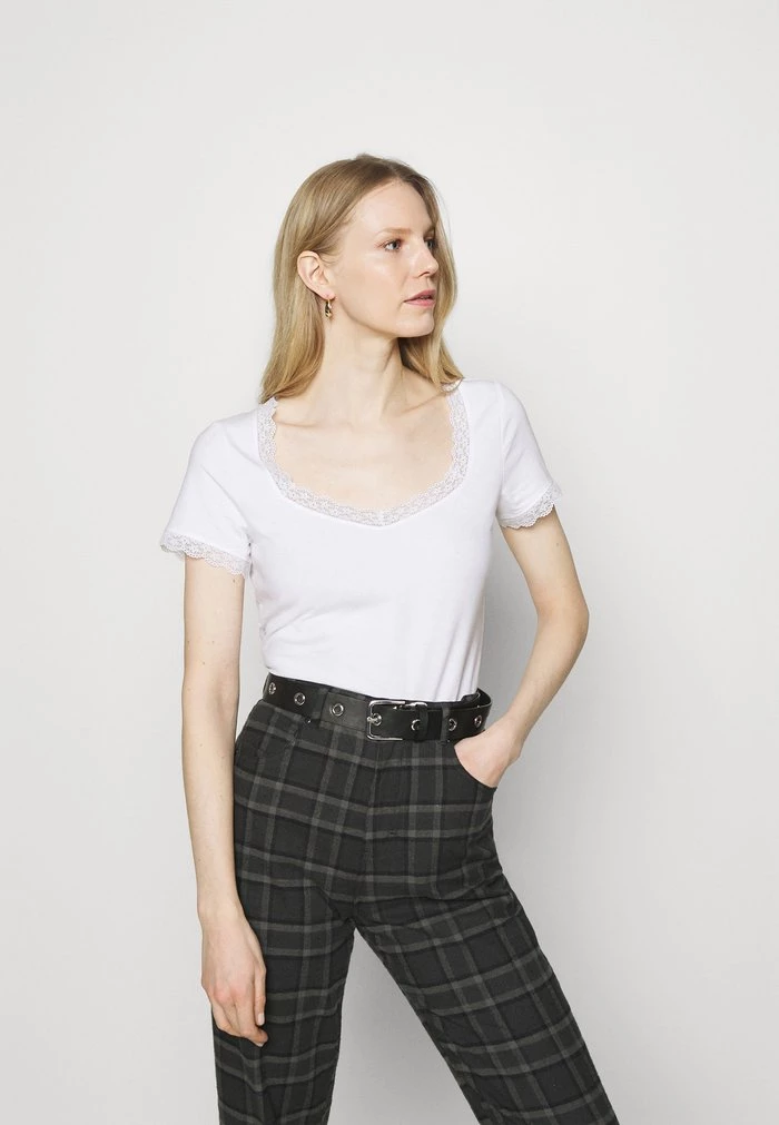 Promo ✨ Anna Field Basic T-shirt - White ✨ 1 Promo ✨ Anna Field Basic T-shirt - White ✨