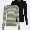 Brand new 😀 Anna Field 2 PACK JUMPER - Jumper - Black, Green/beige 🛒 -My Luxe Wardrobe Sales Store 5ce1fc0dfd6c4a9ba6c0166061bd2645